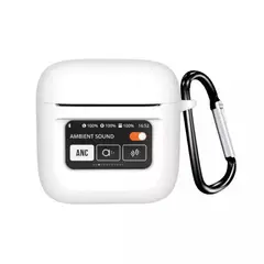 GENERICO - ESTUCHE PROTECTOR BLANCO EN SILICONA PARA AUDIFONOS TOUR PRO 2