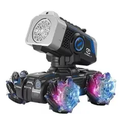 GENERICO - Carro Control Remoto juguete Lanza Burbujas Con Luz led