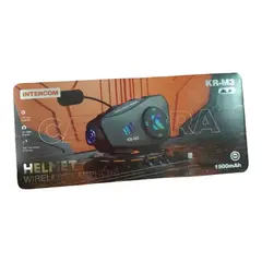 GENERICO - Intercomunicador Auriculares Casco Moto Con Camara Bluetooh