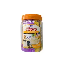 CATLIKE - Inaba Cat Snack Churu 50 Piezas Chicken Varietys 700gr
