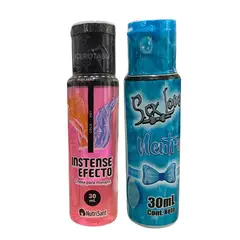 SEX LOVE - Lubricante Neutro + Aceite Multiorgasmos Doble Sensación