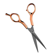 STRONGCASE - Tijera Microdentada 6" Strong Scissors Dorado Rosa - Metalizado.