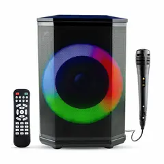 ENERGY PLUS - Bafle 8 30W Recargable con Radio Micrófono y LED RGB