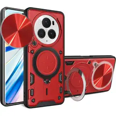 GENERICO - Estuche Armo Antigolpe Soporte Para Honor Magic 6 pro 5G Rojo
