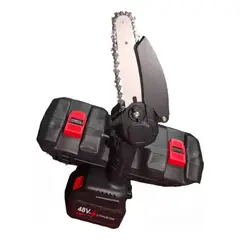 GENERICO - Sierra Eléctrica Portátil Recargable Corta Ramas Jardinería