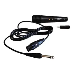 GENERICO - Microfono Profesional Alambrico Adaptador 35mm Trs Pc Compu