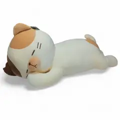 YOYOSO - PELUCHE GATO ACOSTADO BLANCO - 55CM