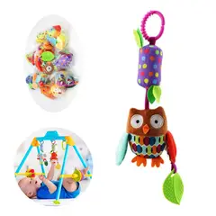LANZURY IMPORTACIONES - Peluche Movil Colgante con Mordedor para Bebés Búho