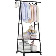 GENERICO - Closet Organizador De Ropa Triangular Con Ruedas Altech