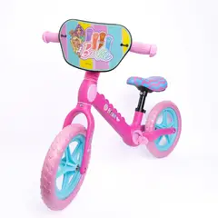 BARBIE - Bicicleta Sin Pedales Infantil Rosada Rin 8 Pulgadas
