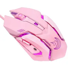 GENERICO - Mouse Gamer Unicornio 6 Botones 3200 Dpi Ergonómico