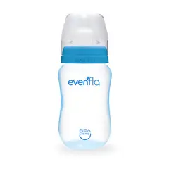 EVENFLO - Biberon Cuello Ancho 9 Onzas Polipropileno Azul -