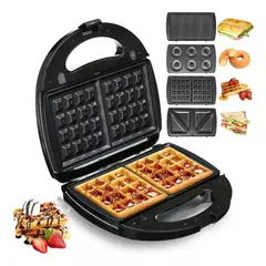 ONE PIXEL - Sandwichera Waflera Donera Y Parrilla 1200w Maquina 4 En 1