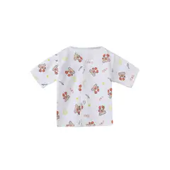 SANTANA - Camiseta Manga Corta Bebé Prematuro Niño Beige