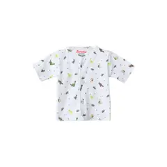 SANTANA - Camiseta Manga Corta Bebé Prematuro Niño Café