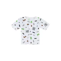 SANTANA - Camiseta Manga Corta Bebé Prematuro Niño Caqui