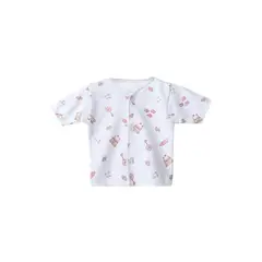 SANTANA - Camiseta Manga Corta Bebé Prematuro Niña Caqui_.