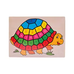 GENERICO - Rompecabezas Tortuga Interactivo 3d Juego Didactico Colores