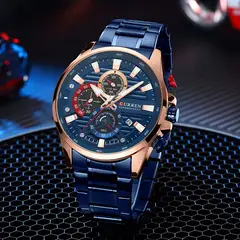 CURREN - Reloj 8418 Acero Inoxidable