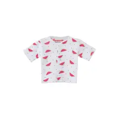 SANTANA - Camiseta Manga Corta Bebé Prematuro Niña Fucsia Medio