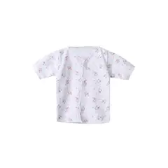 SANTANA - Camiseta Manga Corta Bebé Prematuro Niña Palo Rosa