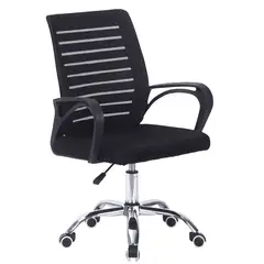 GENERICO - Silla Escritorio Oficina Giratoria Soporte Lumbar Apoya Brazos DC-105