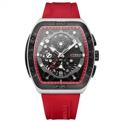 CURREN - Reloj 8443 Cronografos Correa De Silicona