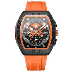 CURREN - Reloj 8443 Cronografos Correa De Silicona