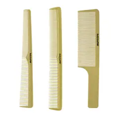 BABYLISS - Set Peinillas Barberia X3 Unidades Gold.