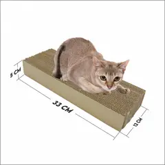 HALLY PET - Rascador Plano grueso 5 cm antiestres para gato