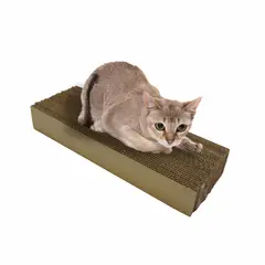 HALLY PET - Rascador Plano delgado 2.4 cm antiestres para gato