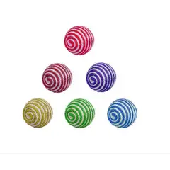 HALLY PET - Juguetes de hilo multicolor para gato x 6 und