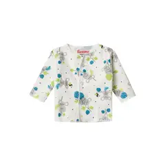 SANTANA - Camiseta Manga Larga Bebé Prematuro Niño Gris Medio