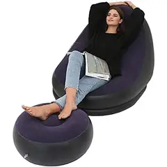 GENERICO - Sofá Puff inflable 2 en 1