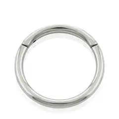 AGHA JEWELRY - Titanio piercing Clicker Aro Bisagra para Lóbulo cartílago y Helix