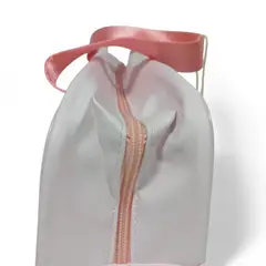 YOYOSO - COSMETIQUERA TRANSPARENTE GRANDE GATO ROSADA