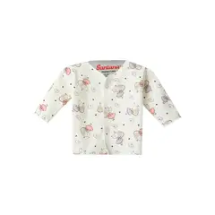 SANTANA - Camiseta Manga Larga Bebé Prematuro Niña Lila Oscuro