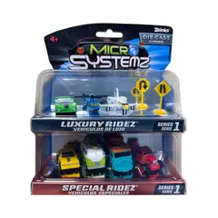TOY LOGIC - Pack x 7 Carros Luxury & Special Ridez Micro Systemz