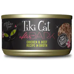 CATLIKE - Alimento Tiki Cat After Dark Pollo Y Carne En Caldo 80gr
