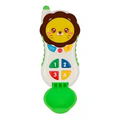 GENERICO - Teléfono Celular Juguete Musical Leon Hello Bebe + Bateria