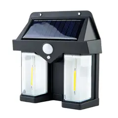 ENERGY PLUS - Lámpara Solar Exterior Sensor Movimiento Resistente al Agua
