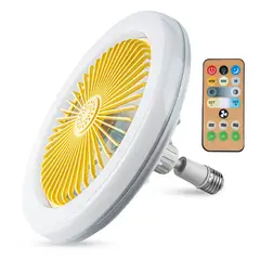 ENERGY PLUS - Ventilador Bombillo LED Control Remoto - Ilumina y Aromatiza