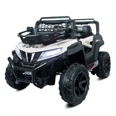 Prinsel - Camioneta Montable Electrica 2 puestos Recargable Midnight 12V Con Eva Tires