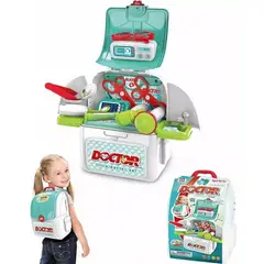 GENERICO - KIT ROL DOCTOR 21 MALETA PORTATIL JUGUETE DIDACTICO NIÑOS