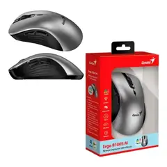 GENIUS - Mouse inalambrico Ergo 8100S AI Silver