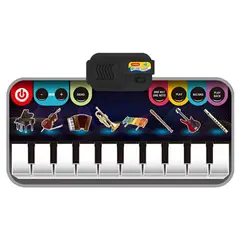 GENERICO - Piano Musical Niños Instrumentos Musicales Tapete + Baterias