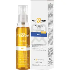 YELLOW - Aceite Alfaparf Curls 125mL Oil Cabello Ondulado