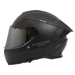 SPARTAN - CASCO HAWK SV CERTIFICADO ECE2206 NEGRO MATE TALLA M