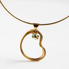 ENIGMA - Gargantilla Luz Verde Joyeria