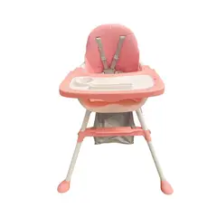 GENERICO - Silla Comedor Portátil Plegable Bebe 2en1 Acolchado